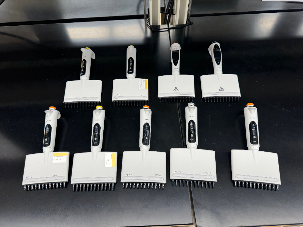 Image of Sartorius Multichannel Pipettes - Quantity 9